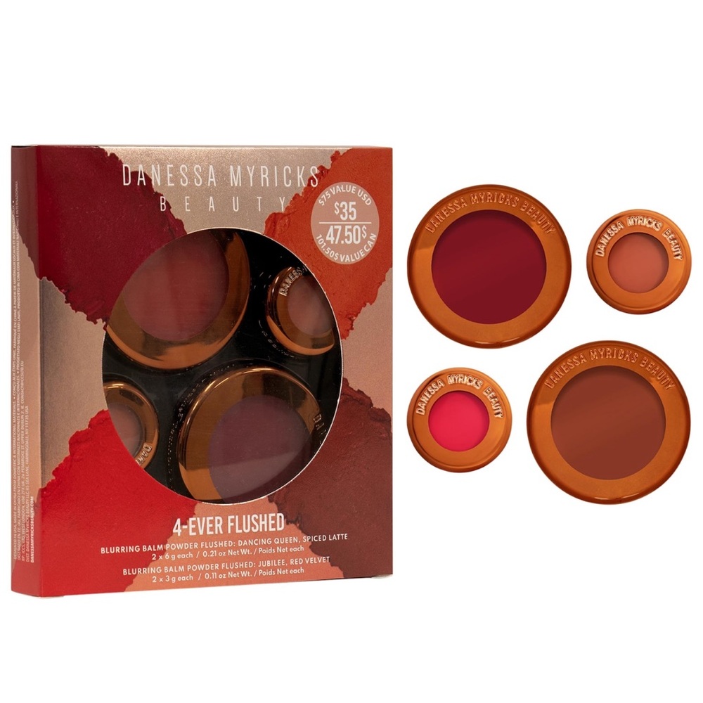 Danessa Myricks Beauty Yummy Skin 4-Ever Flushed Lip and Cheek Set
